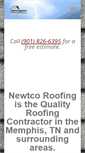 Mobile Screenshot of newtcoroofing.com